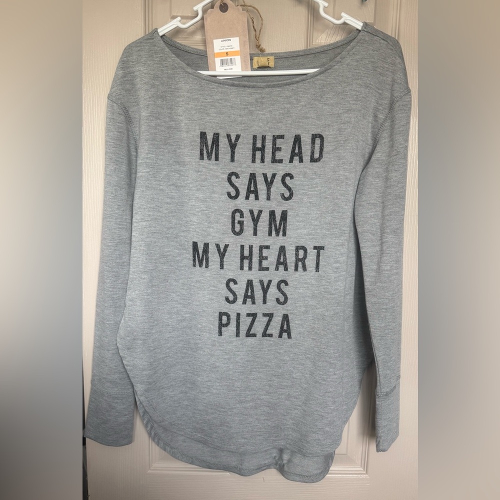 HOLD - Juniors Heather Gray Sweatshirt